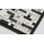 White Black Stone Marble Mosaic