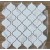 Carrara White Marble Water Jet Mosaic Wall Tiles