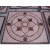 Cheap Price Natural Stone Water Jet Tile Marble Floor Medallions Designs