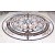 Golden Marble Medallion Marble Flooring Medallion Water-jet Inlay