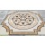 Marble Water Jet Round Tile Medallion Floor Pattern