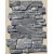 Exterior Wall Cladding Tile Black Slate Natural Stone Veneer Panel 15x60cm