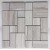 Best Selling Wooden Color Square Shape Natural Stone Marble Mosaic Tile For Wall And Floor Decoration