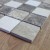 Crema Marfil & Dark Emperador Marble Mosaic Tile For Wall And Floor