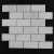 Elegant Volakas White Stone Subway Tile Backsplash 2x4 Inch