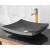 Shanxi Black Countertop Bathroom Using Black Stone Basins