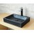 Stone Basin Factory Price Chinese Black Marble Countertop Wash