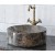 Fancy Marble Pedestal Bathroom Sinks