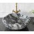 Outdoor Natural Flower Granite Stone Sink For Bathroom