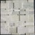 Factory Decor 3D Interlace Square Green Onyx Marble Mosaic Tile