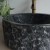 Vanity Top Sink Bathroom Black Granite Wash Basin