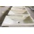 Customized Rectangular Wash Basin White Onyx Bathroom Single Vessel Sink