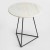 High Quality Round White And Black Round Marble Top Dining Table Tea Table