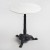 High Quality Round White And Black Round Marble Top Dining Table Tea Table