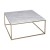 Marble Plus Stainless Steel Stand Fashion Coffee Table Modern Small Coffee Table Top