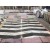 Nature Black White Marble Waterjet Flooring