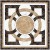 Square Marble Medalion Pattern Flooring Tile Waterjet Marble Tile Lobby Tile Marble Manufacturer