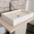 China White Beige Marble Square Bowls Sink Vessel Vanity Prices