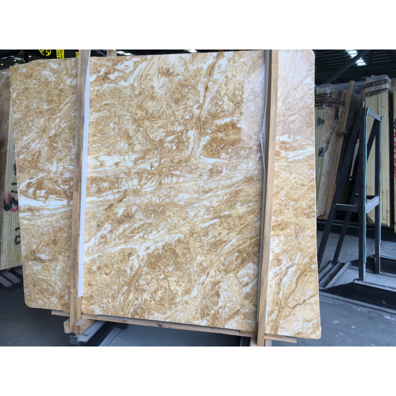 Italy Amber Gold Marble Slab