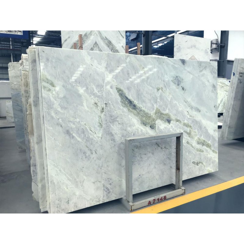 China Changbai Blue Jade Marble Slabs Green Color Marble