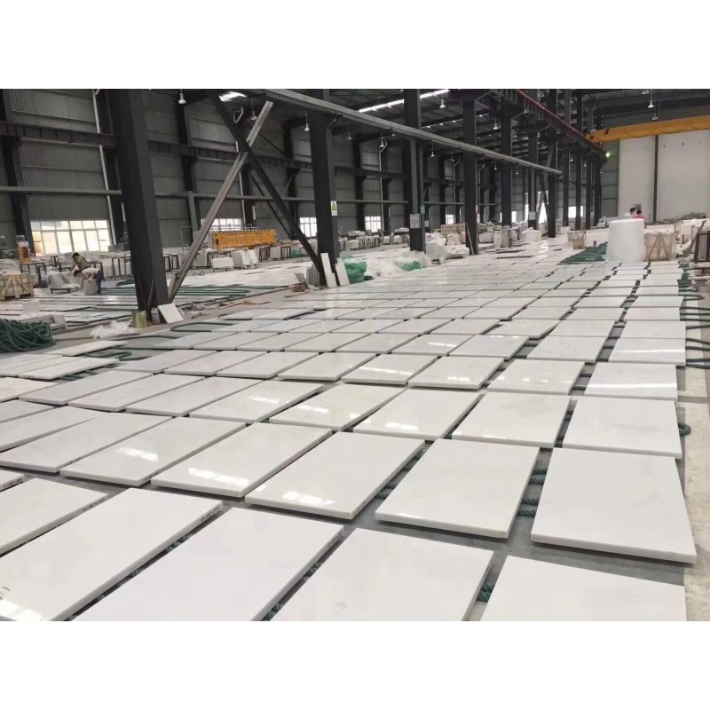 China Pure White Marble Slab