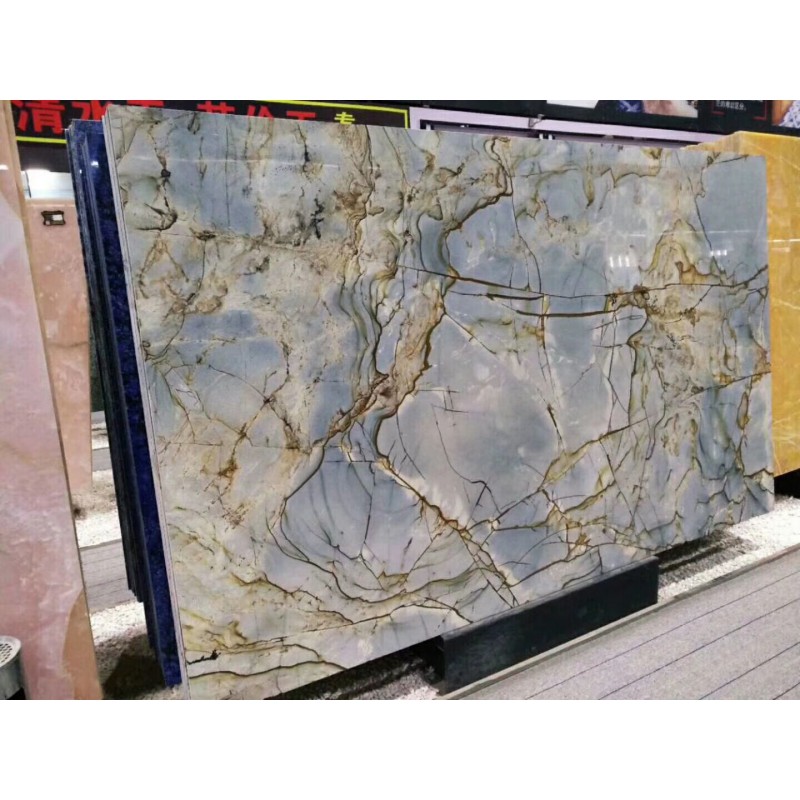 Gold Vein Imperial Blue Marble