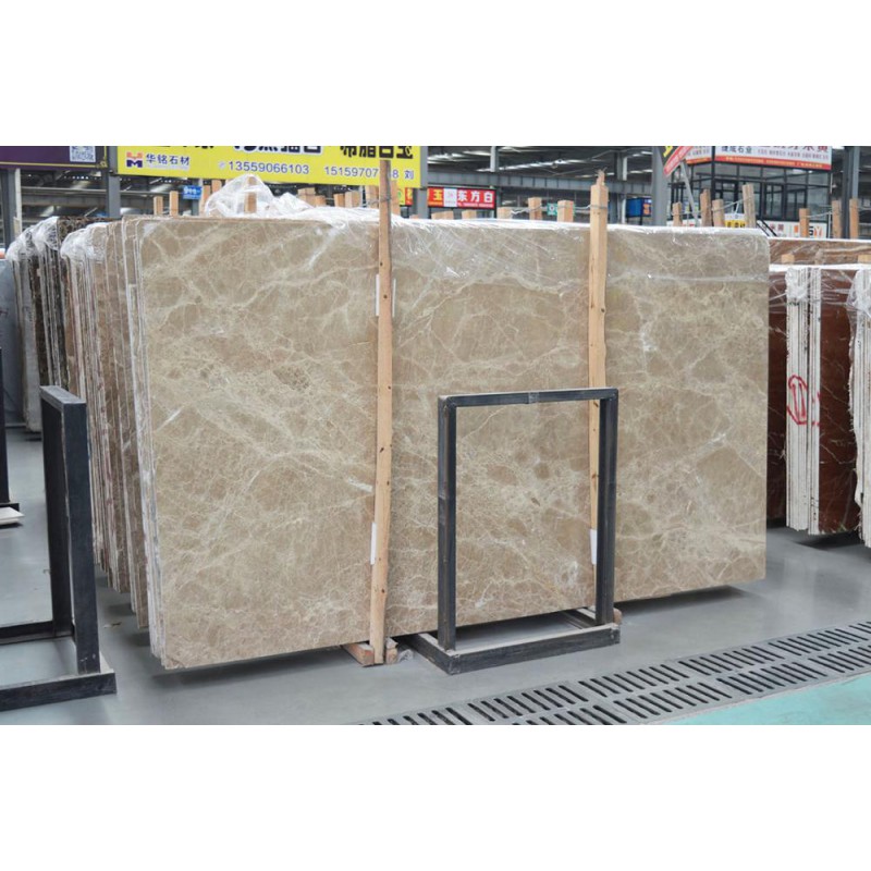 China Crystal Emperador Light Brown Marble Slab