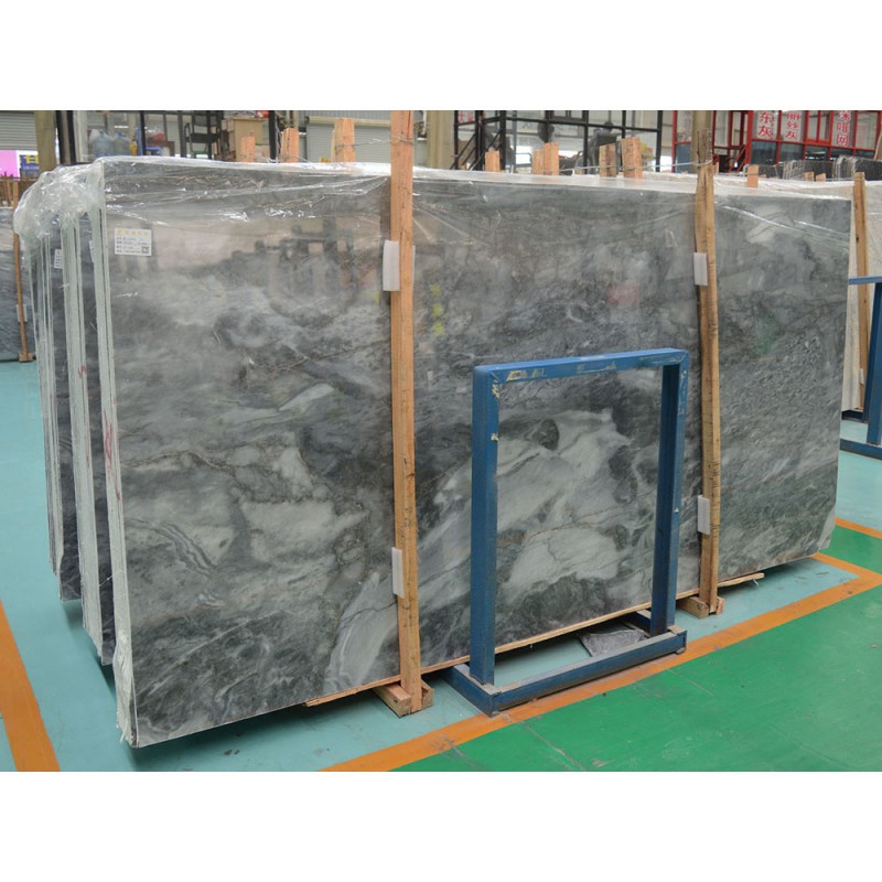 Italy Ice Flower Grey Marble Slabs