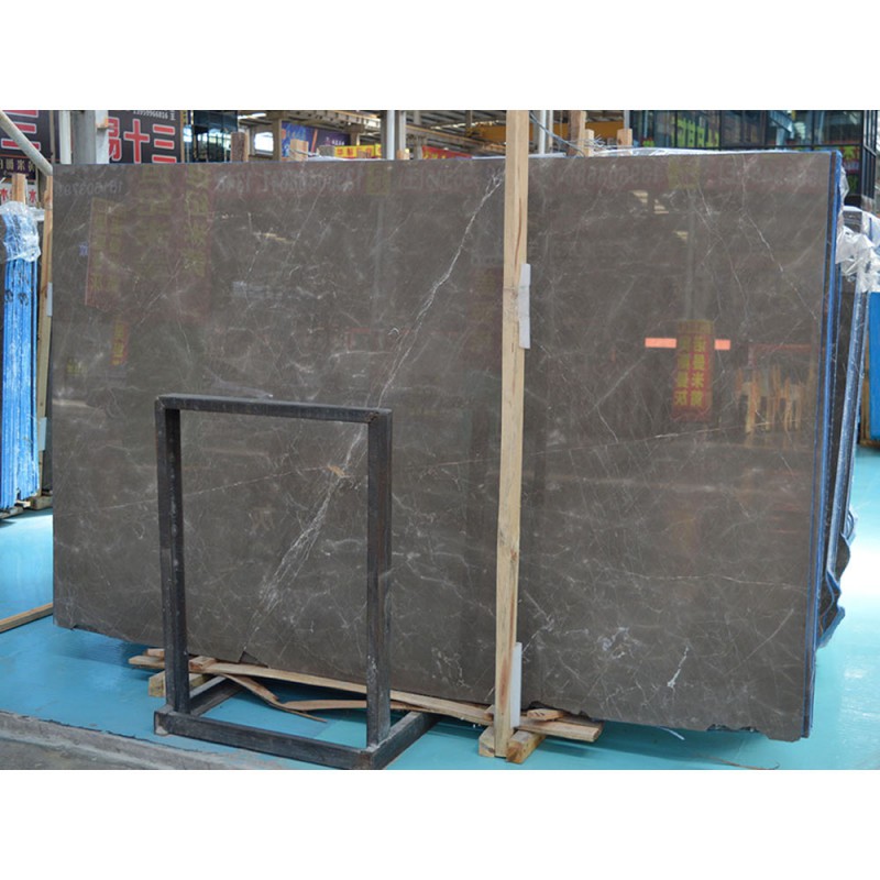 Italy White Grain Emperador Grey Marble Slab