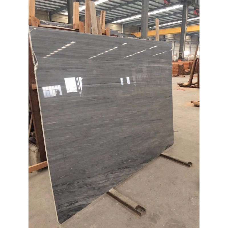 China Light Silver River Blue Marble Slab