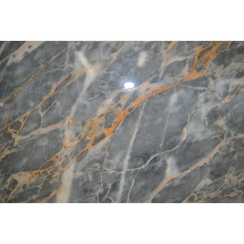 Italy Natural Gold Vein Sunny Grey Marble Slab