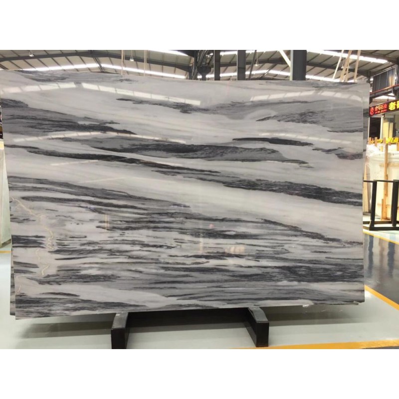 UK Natural Stone England Grey Wooden Grain Marble Slab