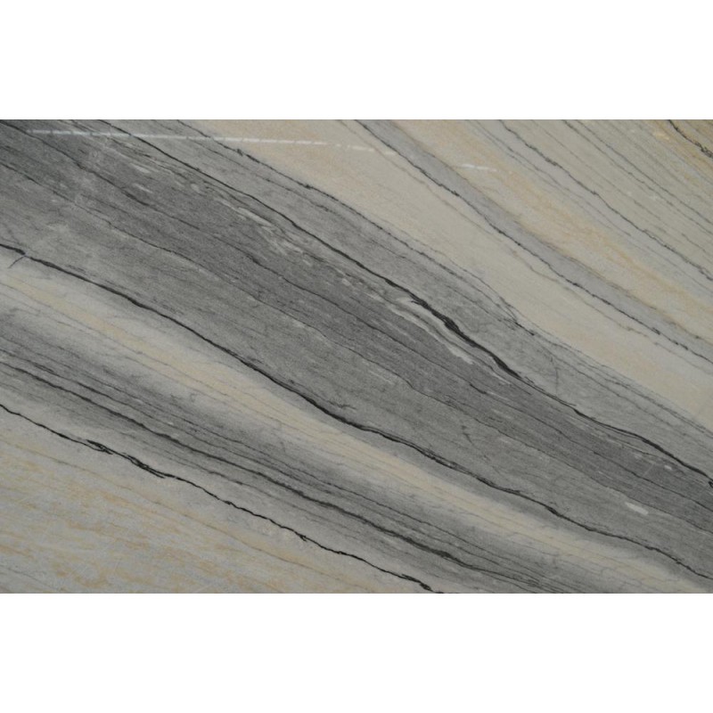 China Grey Glacier Wood Grain White Marble