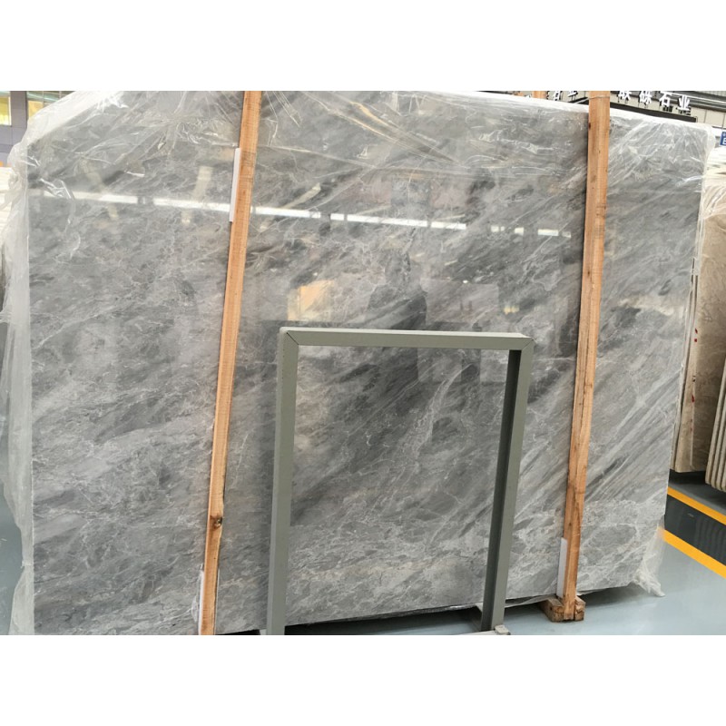 Italy Silver Grey Shadow Marble Slab