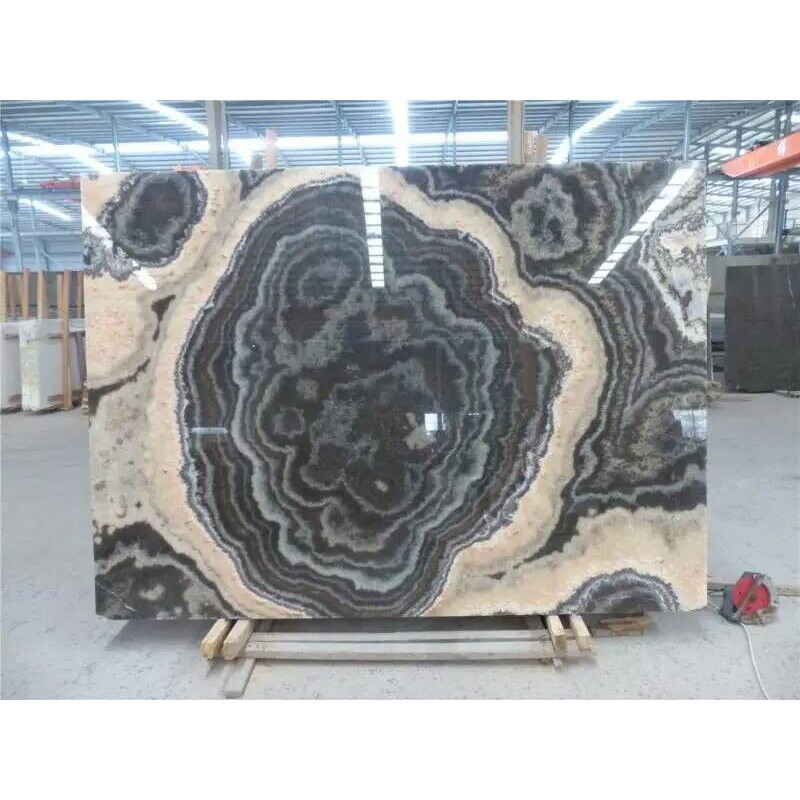 China Golden Black Onyx Marble