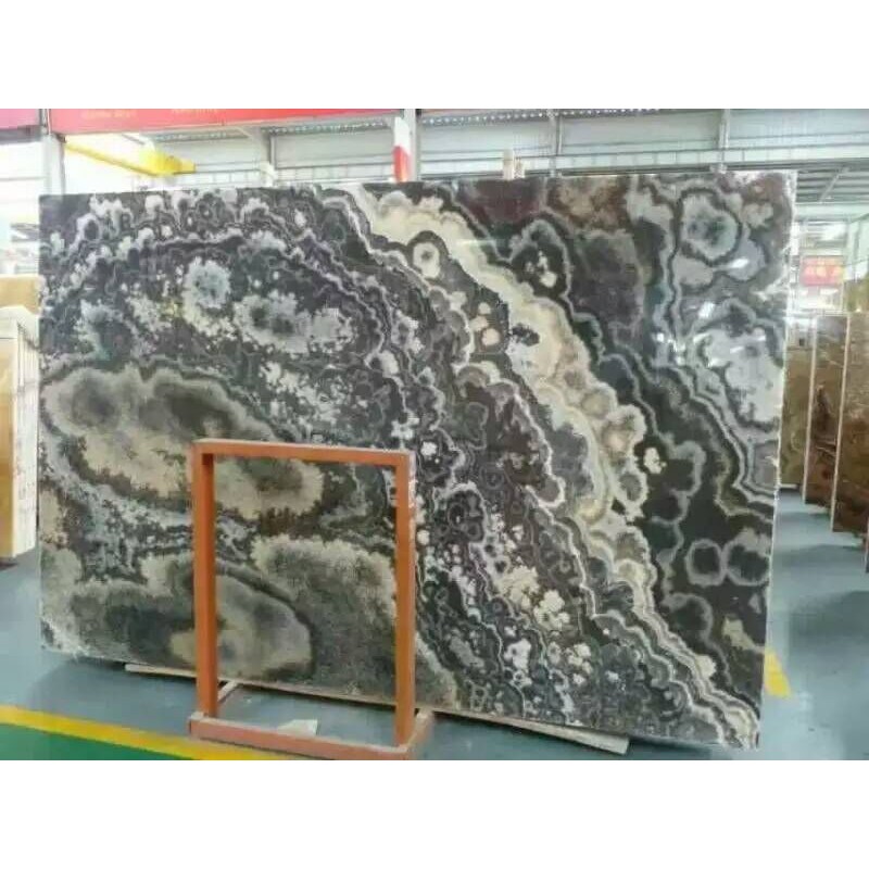 China Golden Black Onyx Marble