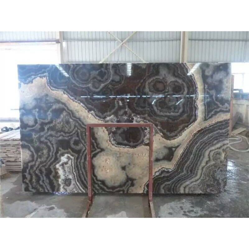 China Golden Black Onyx Marble