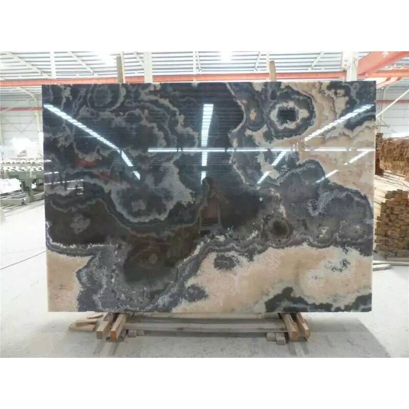 China Golden Black Onyx Marble