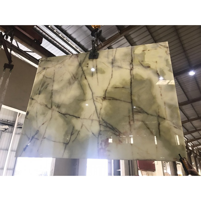 China Light Green Onyx Stone