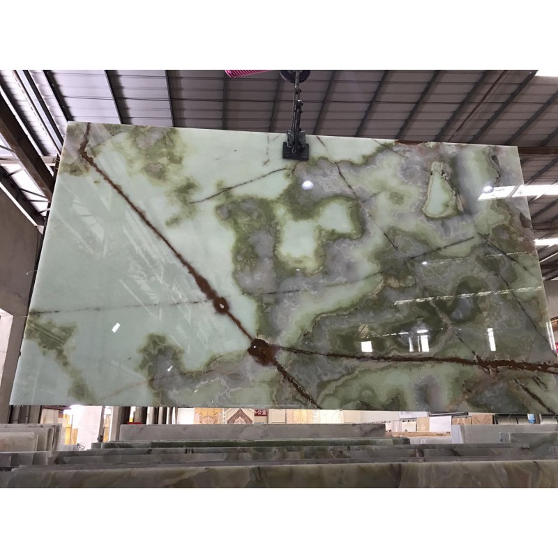 China Light Green Onyx Stone