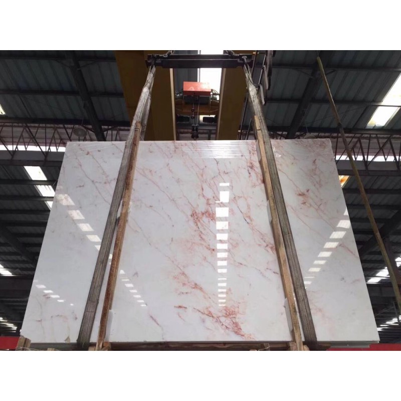 China Luxury Natural Red Dragon Onyx Marble Stone Slab