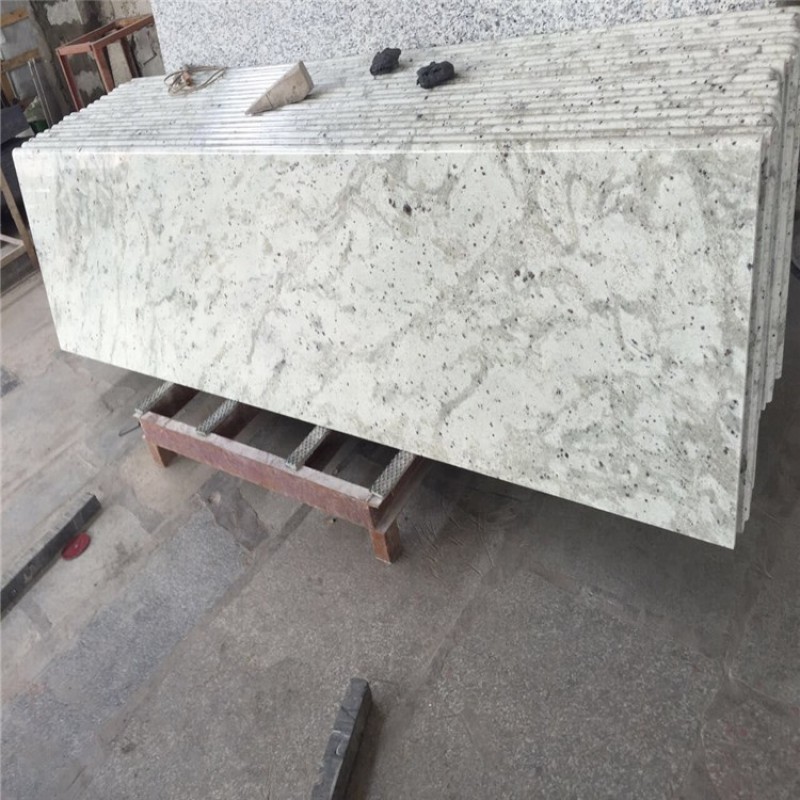 Andromeda White Granite Kitchen Top Countertop Prefab Vanity Top