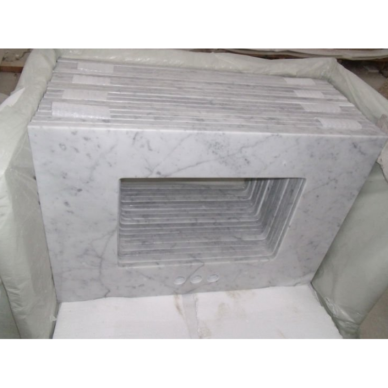 Cararra White Marble Countertop Vanity Top Kitchen Top Project