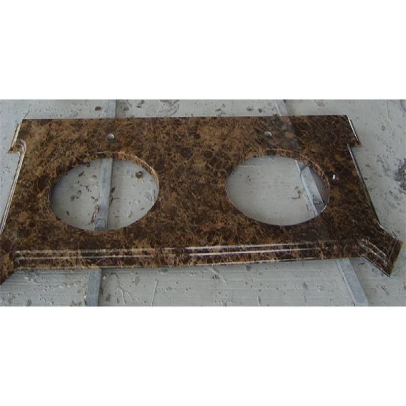 Dark Emperador Marble Stone Vanity Tops