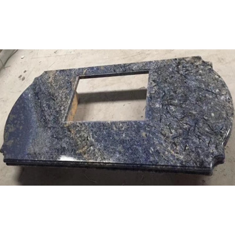 Labradorite Brazilian Blue Azul Bahia Granite Bathroom Countertop Vanity Top