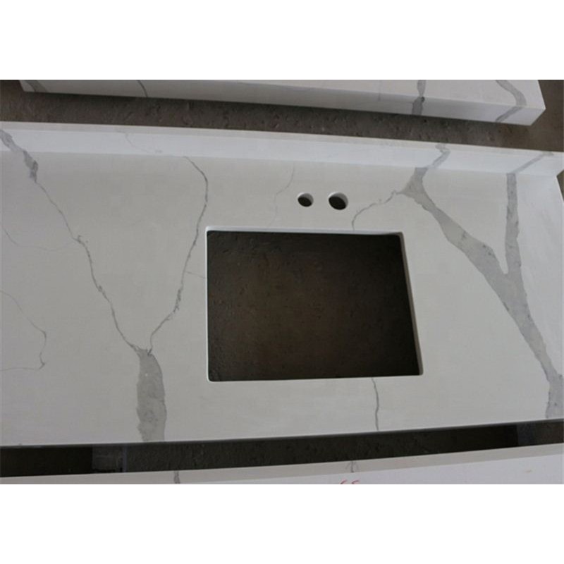 Artificial Quartz Calacatta Vanity Top