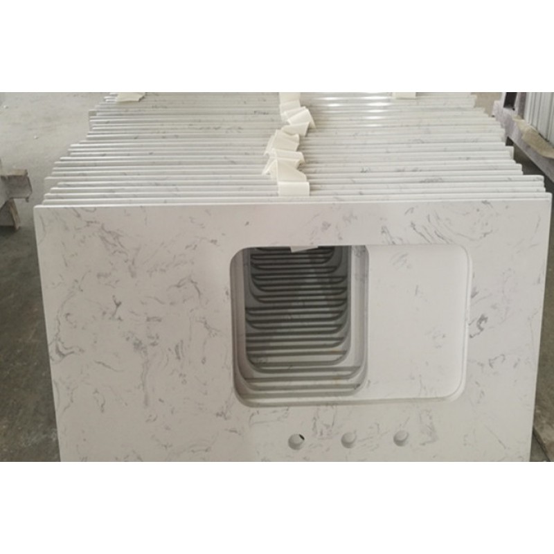 White Marble Vanity Top Countertop Table Top