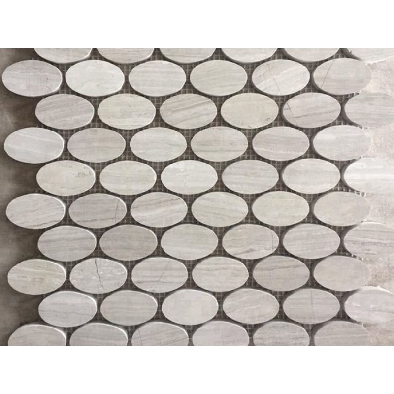 Wood Look Marble Tile Swimming Pool Marble Mosaic