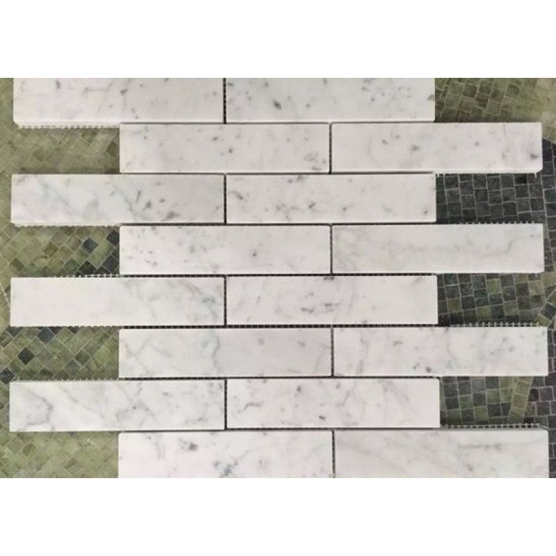 Kitchen Backsplash Tiles Bianco Carrara Marble Mosaic