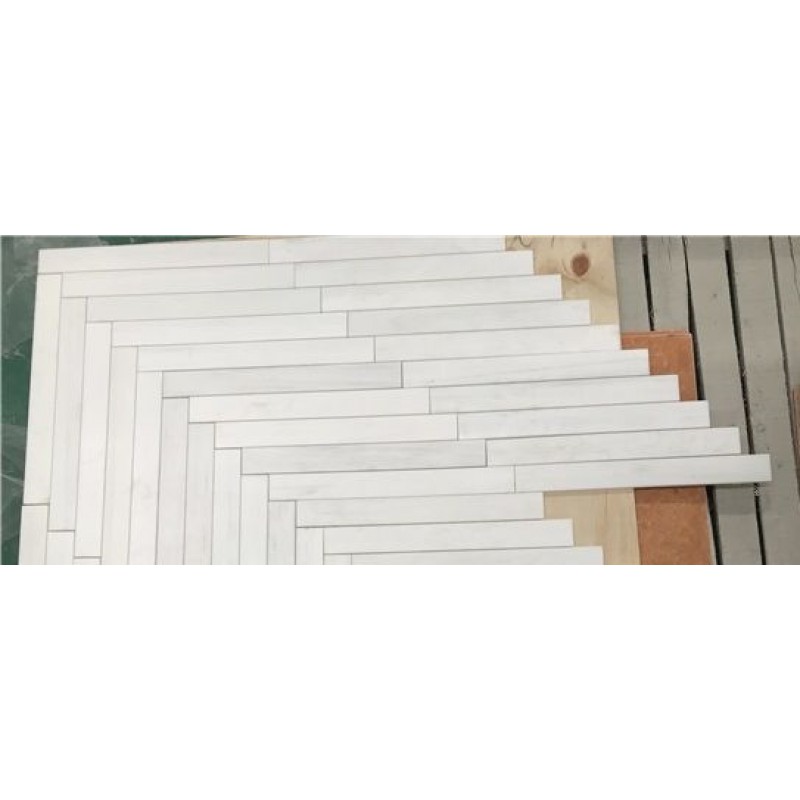 Bianco Dolomite Venato White Marble Mosaic Tiles